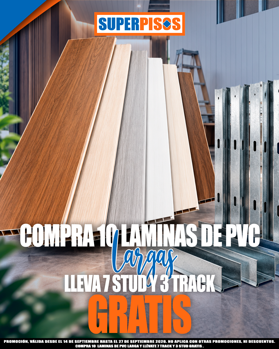 Laminas con STUD Y TRACK FREE